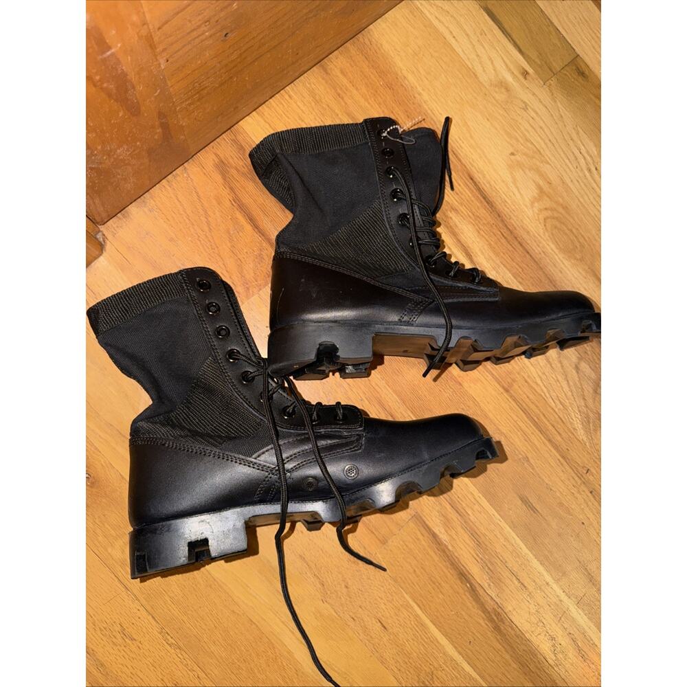 Fox Outdoor Products Sz 10 Vietnam Jungle Combat Boot NEW Black Lace Up LEATHER